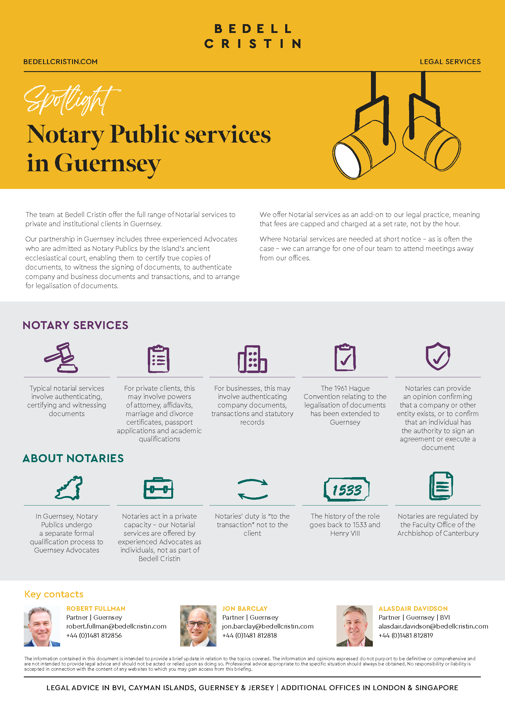 Notary Public Services In Guernsey