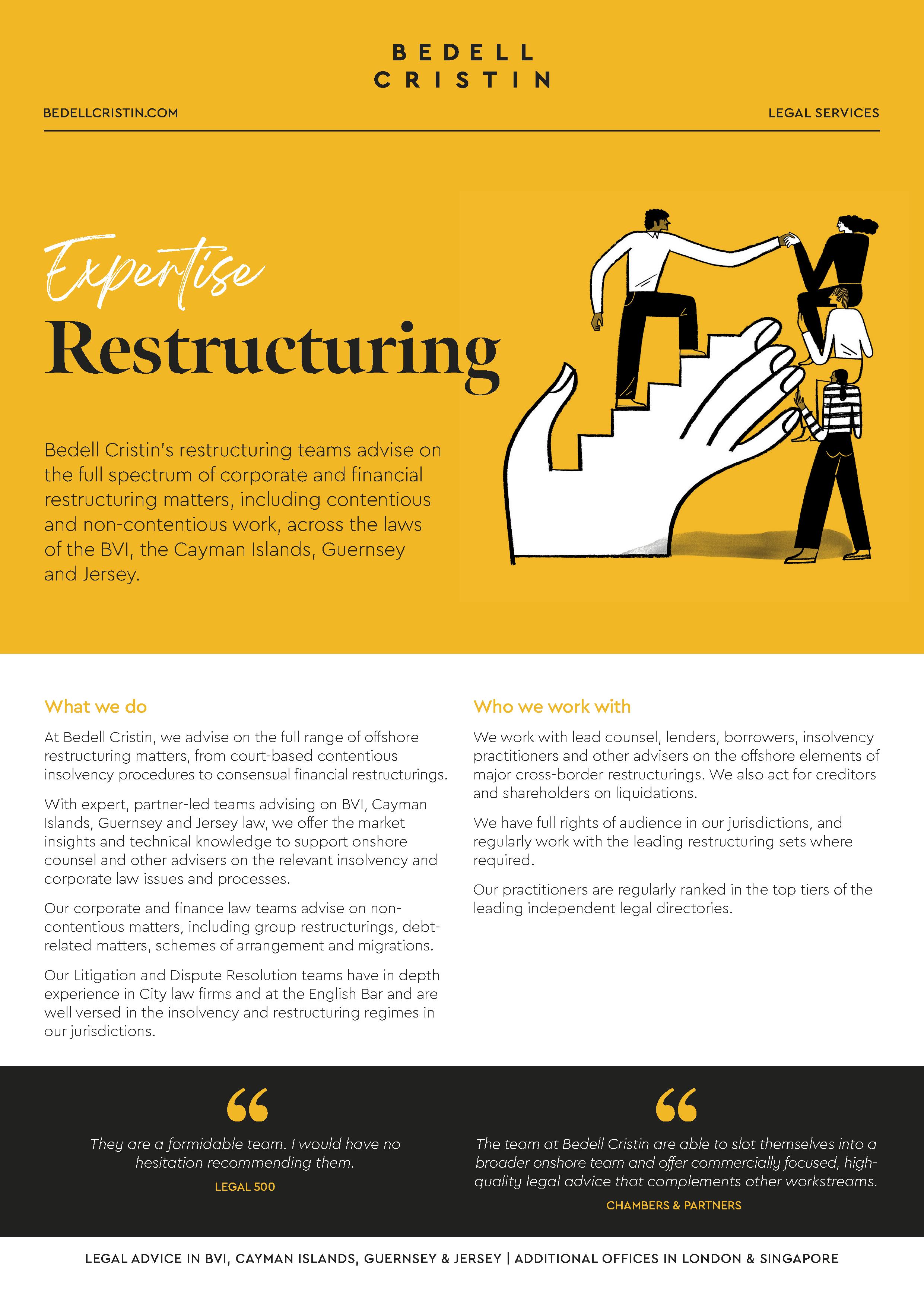 Brochure Restructuring