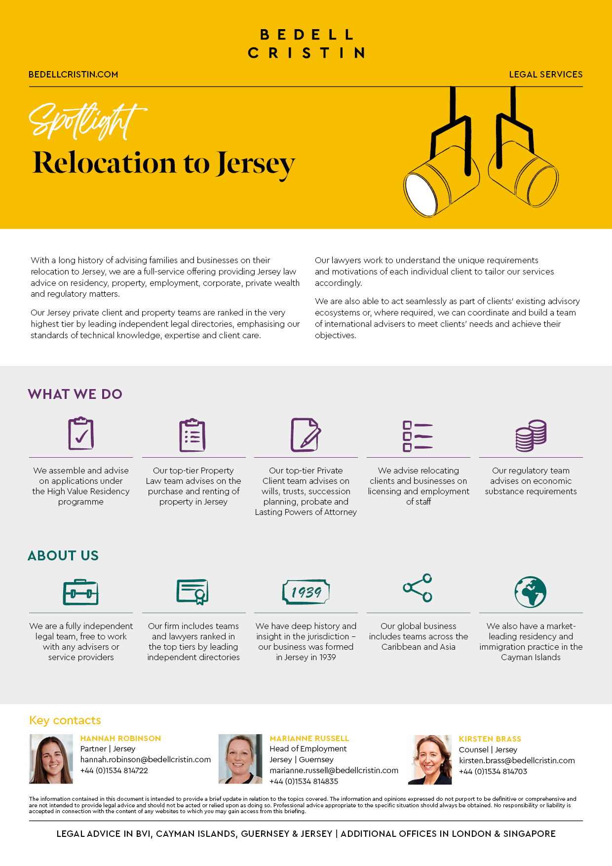 BC Spotlight Relocation to Jersey